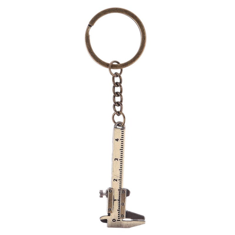 Zinc Alloy Portable Mini Vernier Caliper Keychain Tool 0 45mm Measurement - Image 5